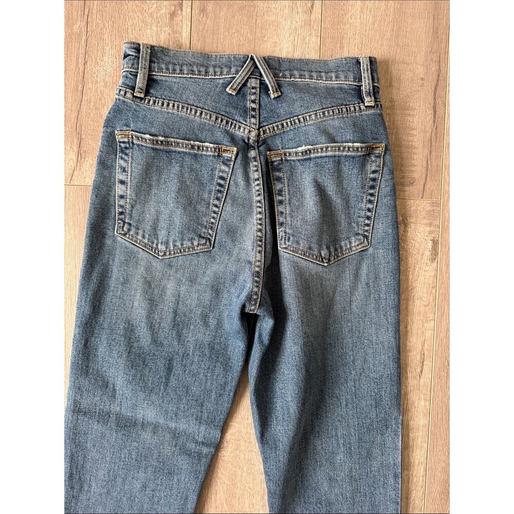 SLVRLAKE Beatnik High Rise Straight Jeans Medium Wash Size 26 Minimalist - Picture 8 of 8